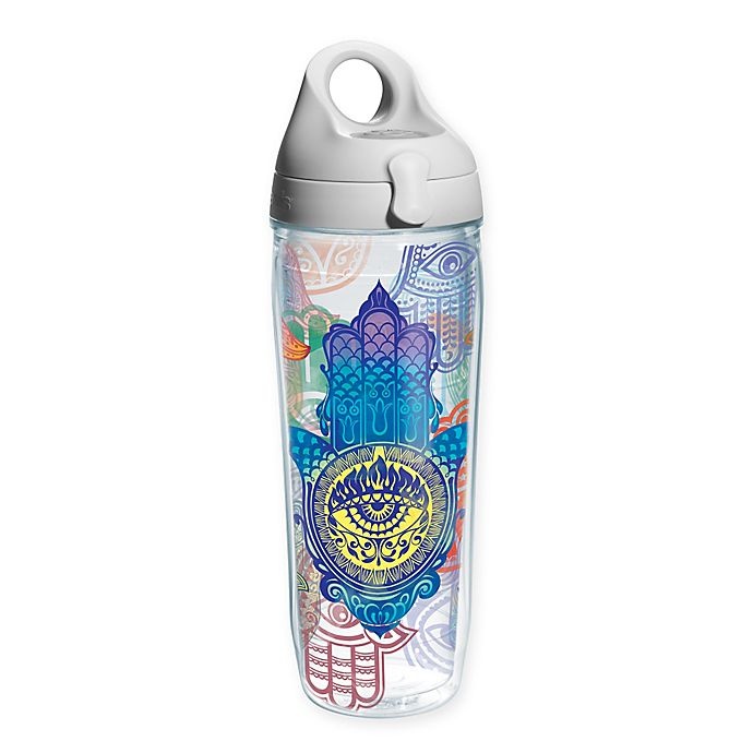 slide 1 of 1, Tervis Guy Harvey Hamsa Wrap Water Bottle with Grey Lid, 24 oz