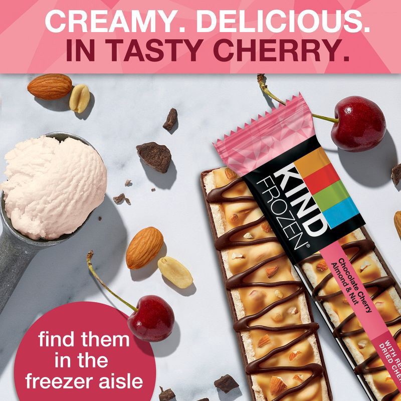 slide 3 of 6, Kind Dark Chocolate Cherry, 8 oz