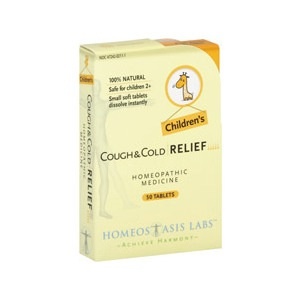 slide 1 of 1, Homeostasis Labs Children's Cough & Cold Relief Homeopathic Medicine, 50 ct