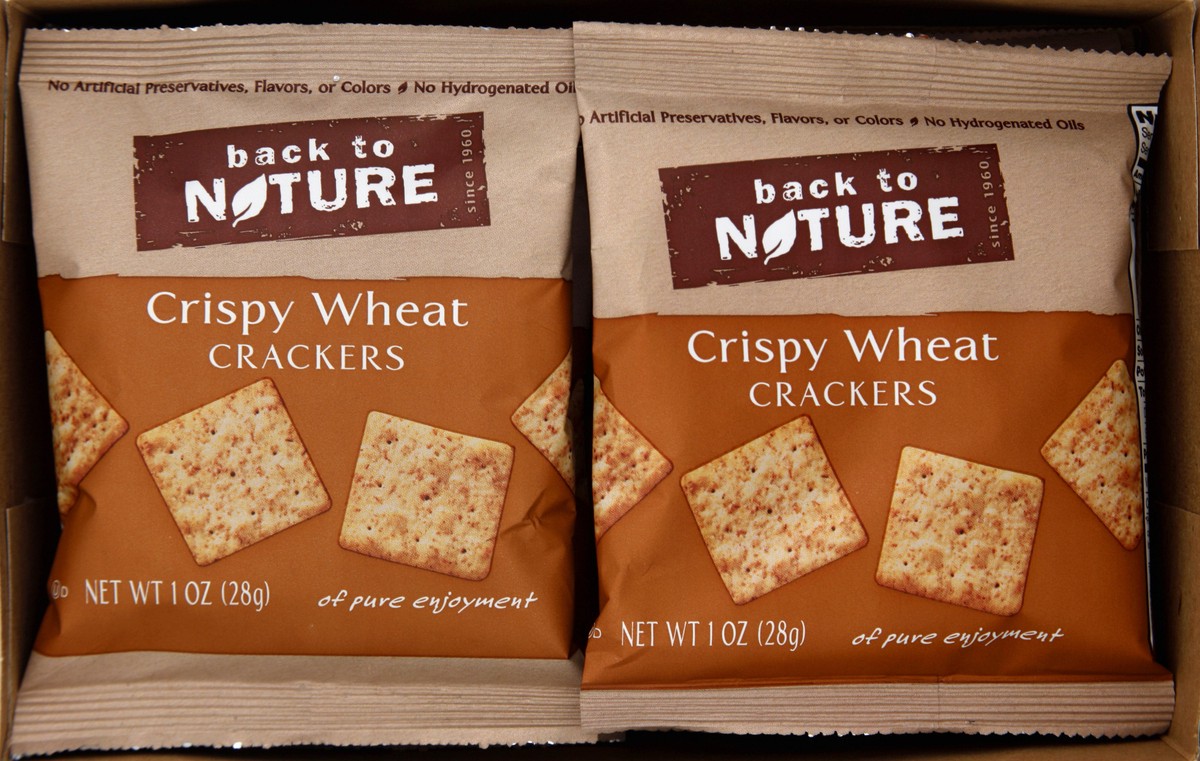 slide 2 of 6, Back to Nature Crackers Crispy Wheat, 8 oz