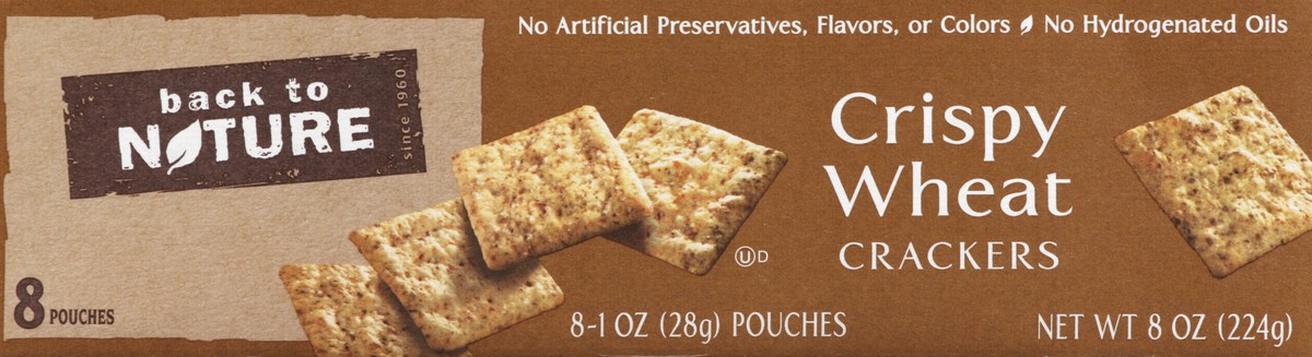 slide 5 of 6, Back to Nature Crackers Crispy Wheat, 8 oz