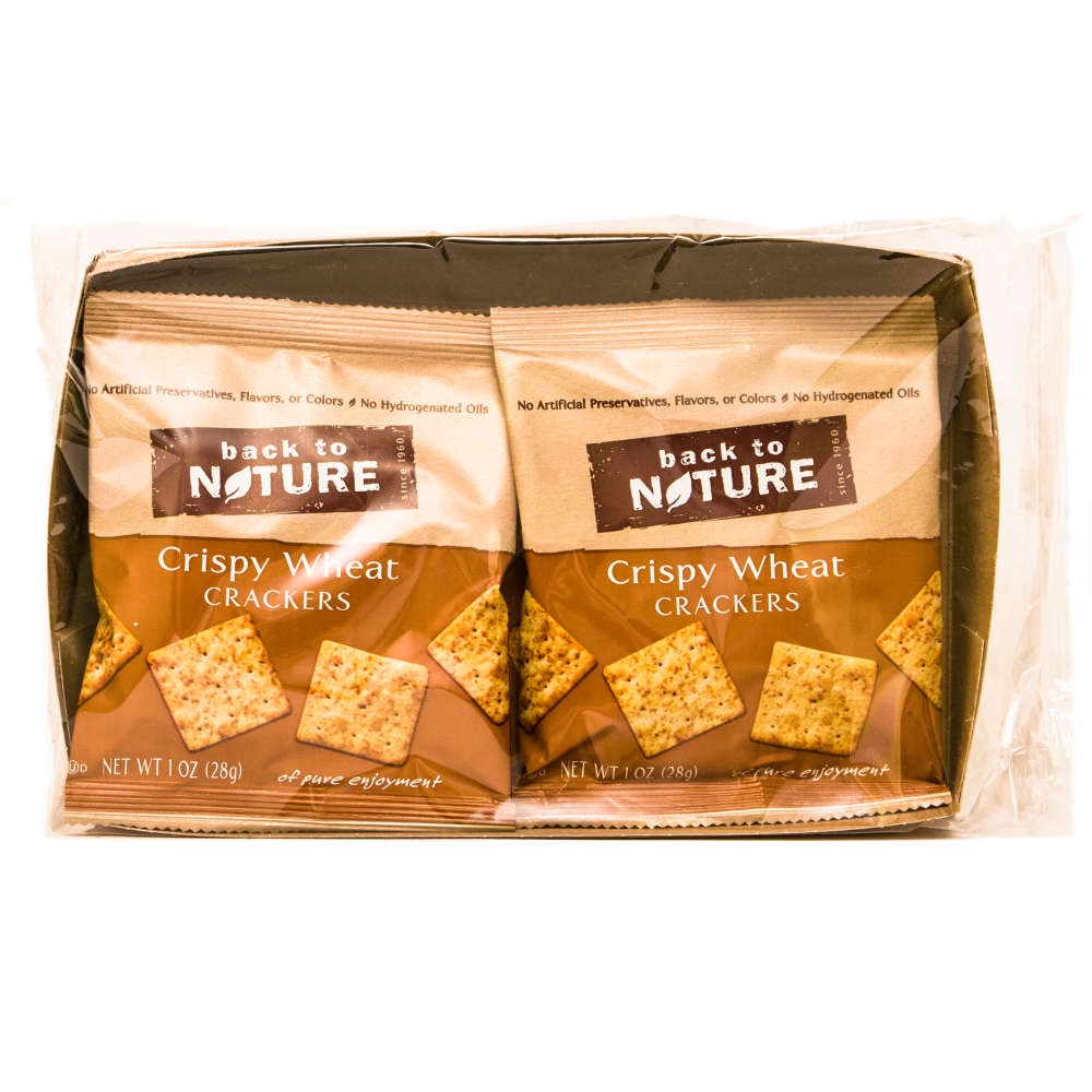 slide 1 of 6, Back to Nature Crackers Crispy Wheat, 8 oz