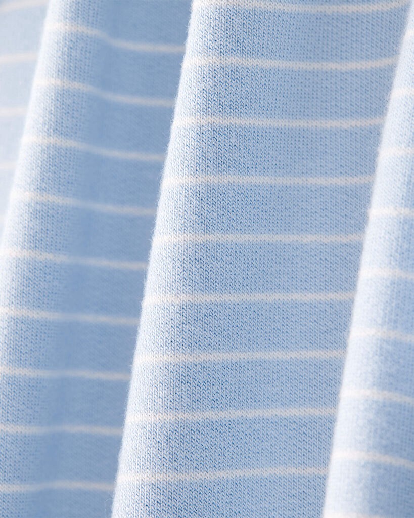 slide 3 of 3, Carter's Baby Boy PurelySoft Long-Sleeve Jumpsuit - Blue Blue 24M, 1 ct