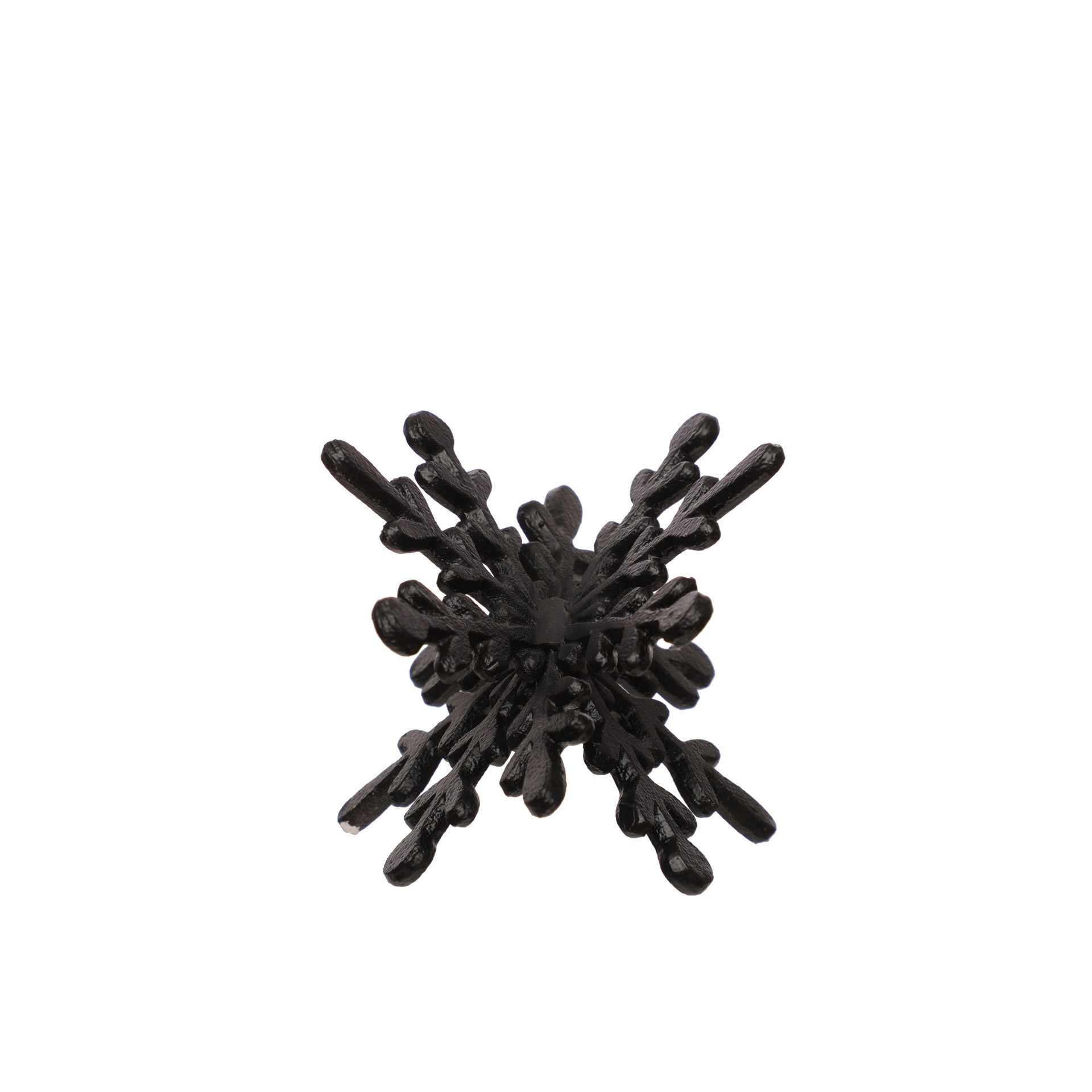 slide 2 of 3, 5.5" Black Snowflake Tabletop Decor By Ashland, 4.5 in x 5.5 in x 3.875 in