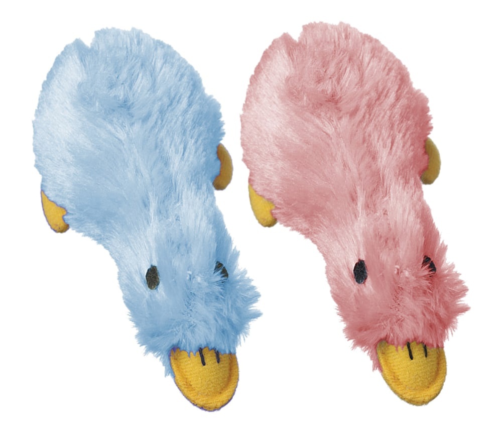 slide 1 of 1, MultiPet Duckworth Dog Toy - Pink/Blue, 4 in