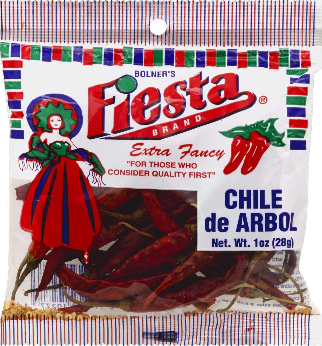 slide 2 of 3, Fiesta Chile de Arbol 1 oz, 1 oz