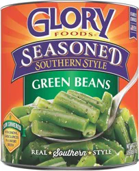 Glory Foods Glory Seasoned Green Beans, 27 oz., Can