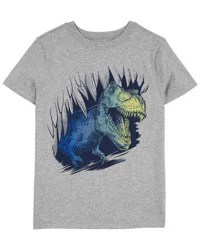 Oshkosh Kid Dino Graphic Tee Grey XL