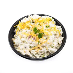 Salad Twice Baked Potato With Bacon & Cheddar