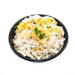 Salad Twice Baked Potato With Bacon & Cheddar