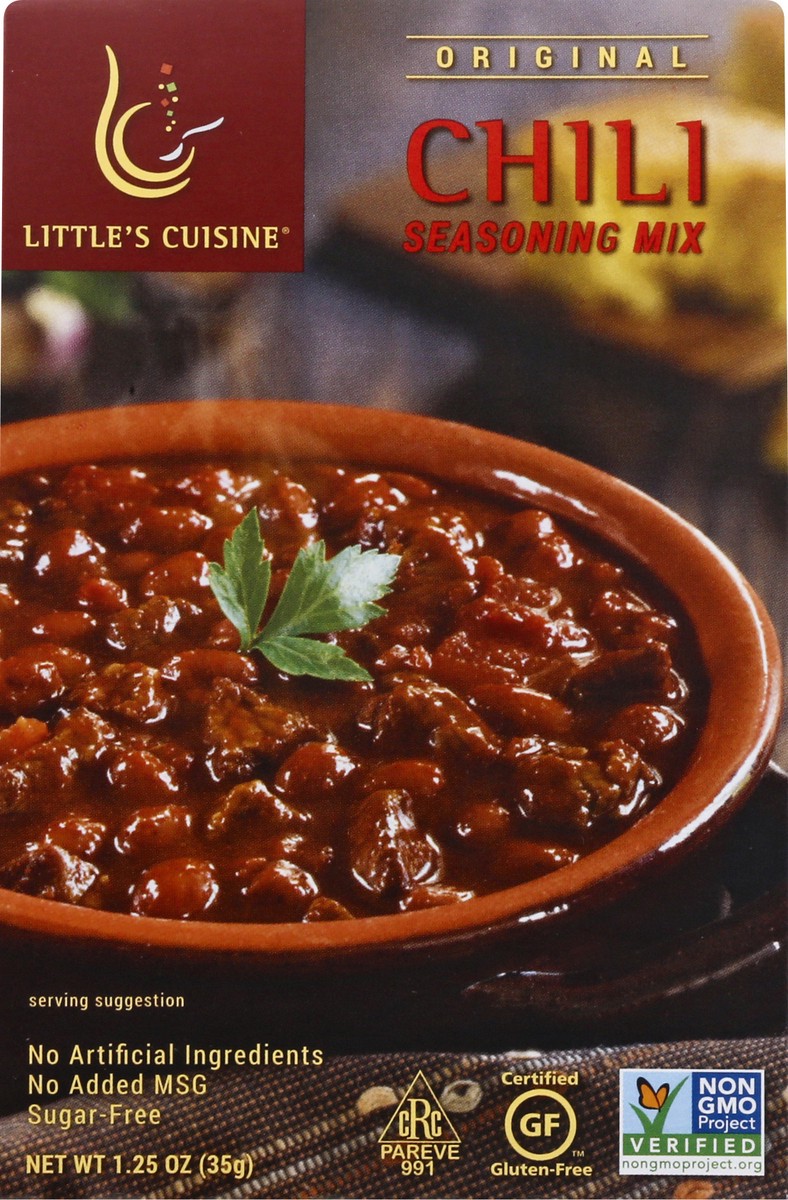 slide 4 of 11, Little's Cuisine Original Chili Seasoning Mix 1.25 oz, 1.25 oz