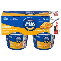 Kraft NotCo Original Flavor Plant Based Mac & Cheese, 4 ct Pack, 2.05 oz Cups