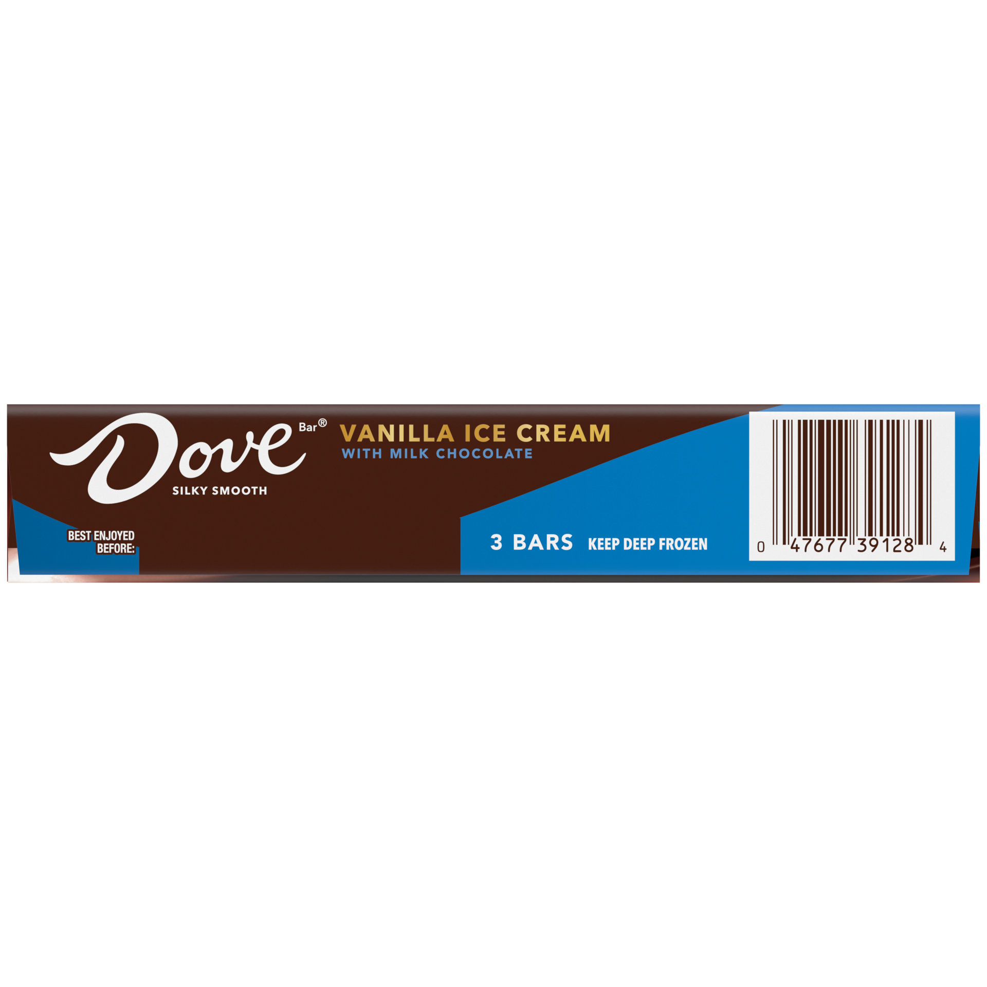 slide 4 of 4, Dove Vanilla Ice Cream Bars Coated With Milk Chocolate - 3 Pack Box, 8.67 fl oz