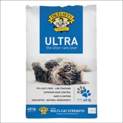 Dr. Elsey's Precious Cat Ultra Clumping Multi-Cat Clay Cat Litter - Unscented, Low Tracking