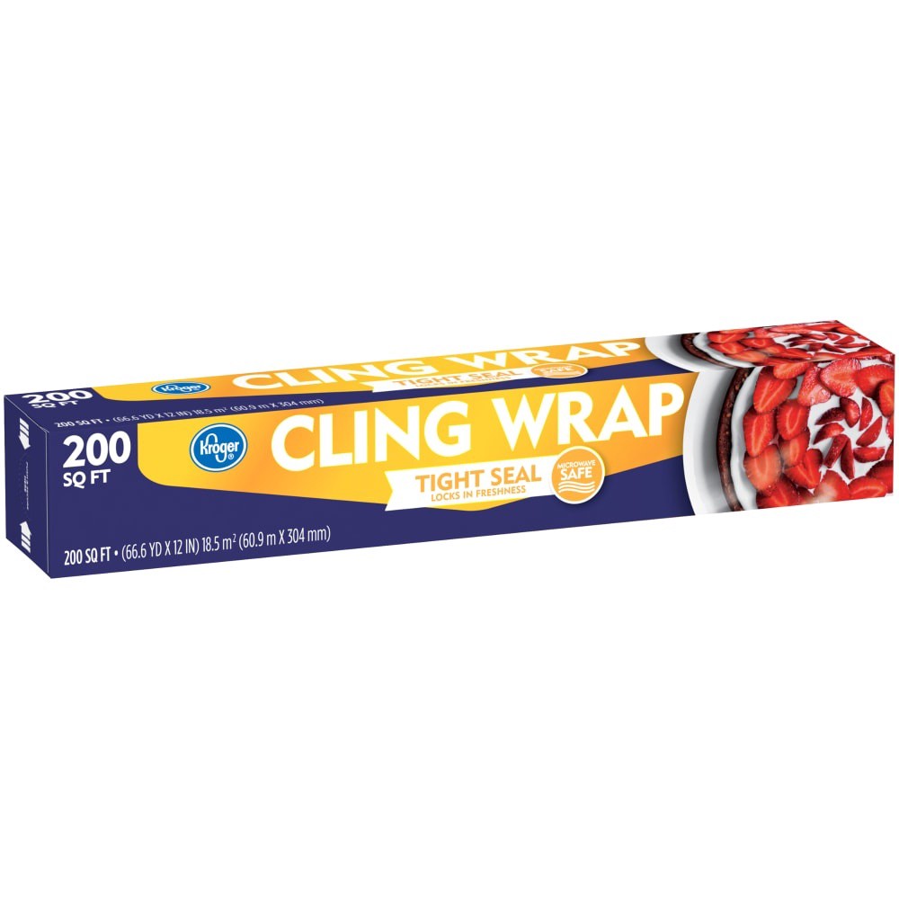 slide 3 of 4, Kroger Tight Seal Cling Wrap, 200 sq ft