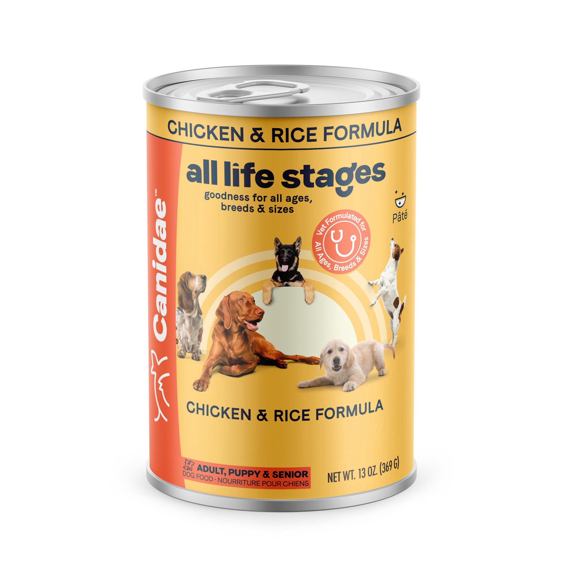 slide 1 of 1, CANIDAE Life Stages All Life Stages Chicken & Rice Canned Dog Food, 15 oz