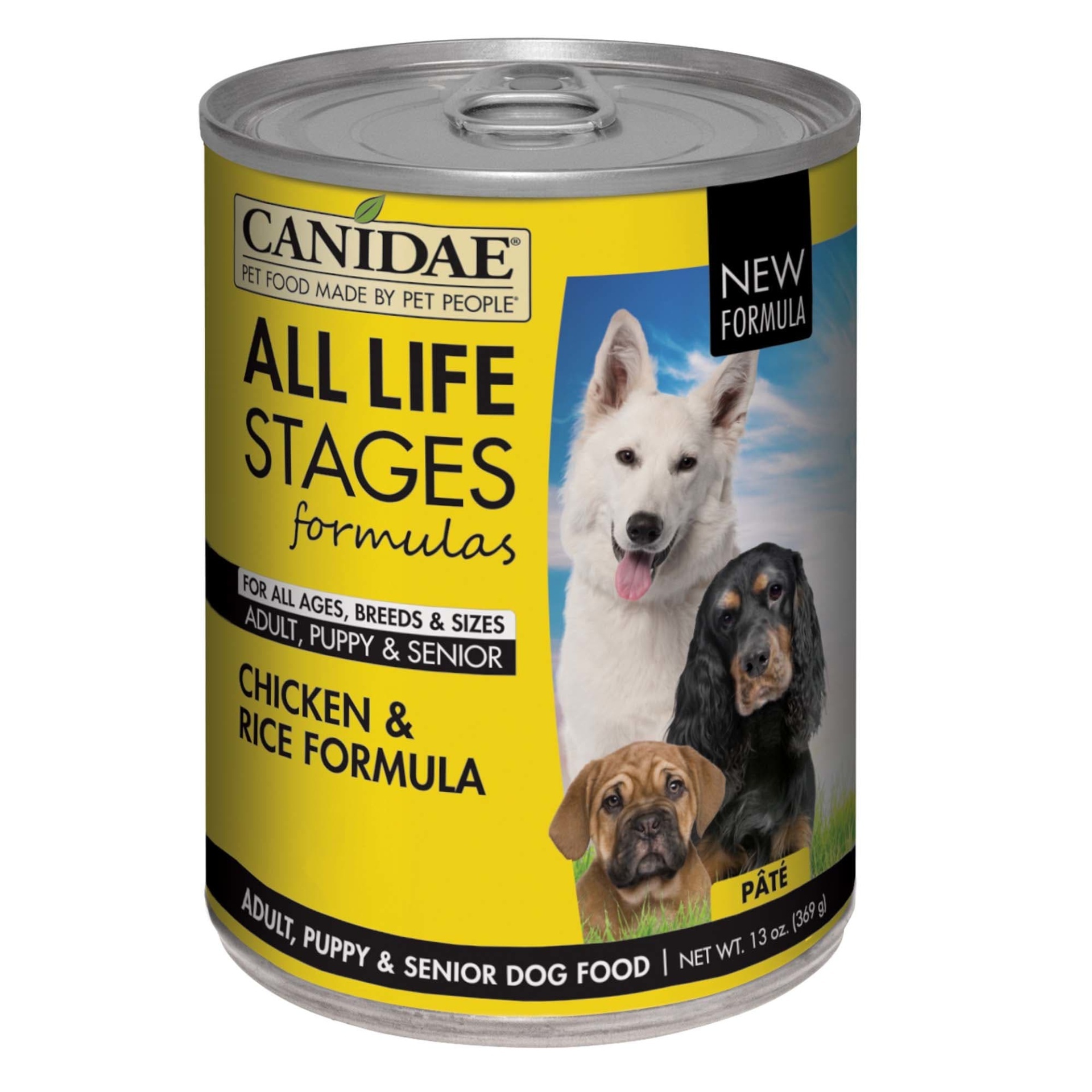 slide 1 of 1, CANIDAE Life Stages All Life Stages Chicken & Rice Canned Dog Food, 15 oz