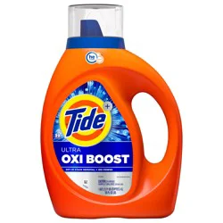 Tide Ultra Oxi Boost Liquid Laundry Detergent, 55 fl oz, 39 Loads, Advanced Stain Remover