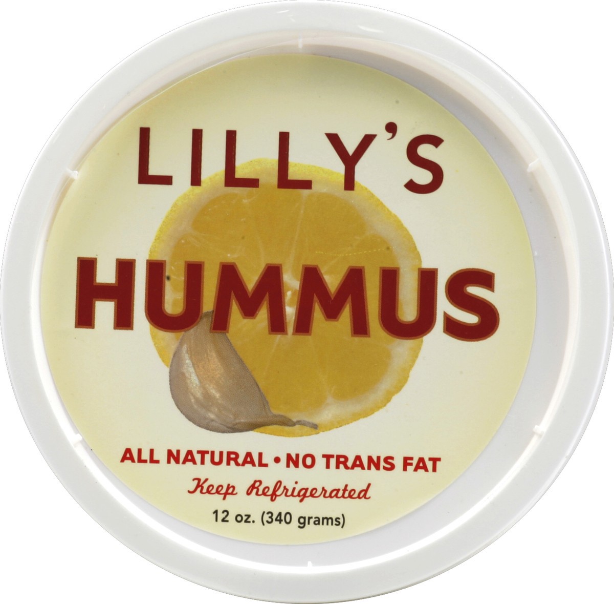 slide 2 of 3, Lilly's Hummus 12 oz, 12 oz