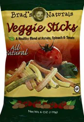 Brad's Organic Veggie Sticks - 6 oz