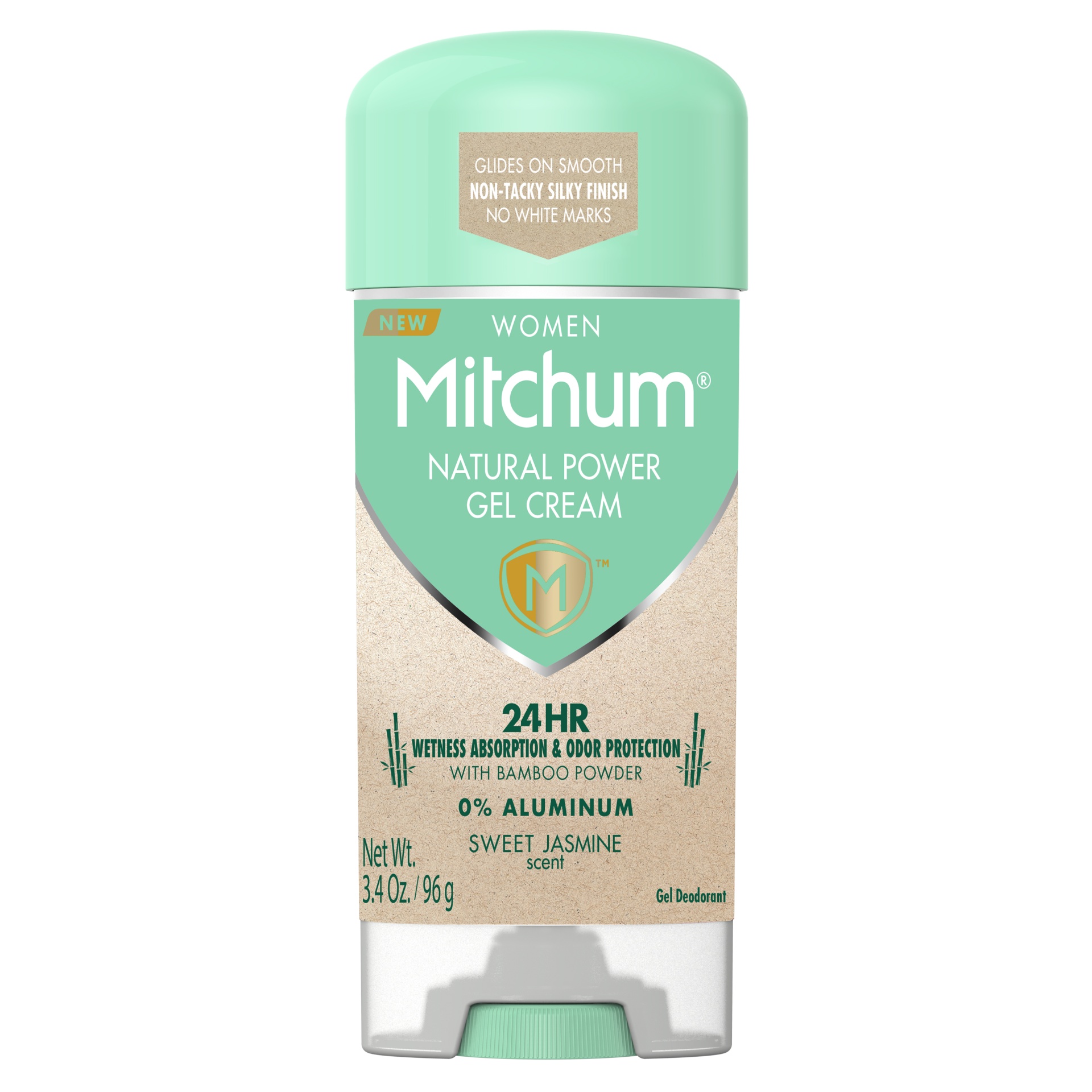 slide 1 of 2, Mitchum Natural Power Gel Cream for Women, Sweet Jasmine, 3.4 oz