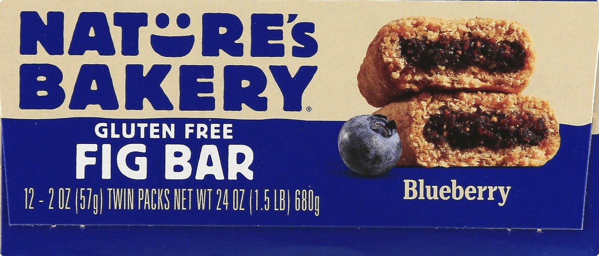 slide 5 of 13, Nature's Bakery Gluten Free Twin Packs Blueberry Fig Bar 12 ea, 12 ct