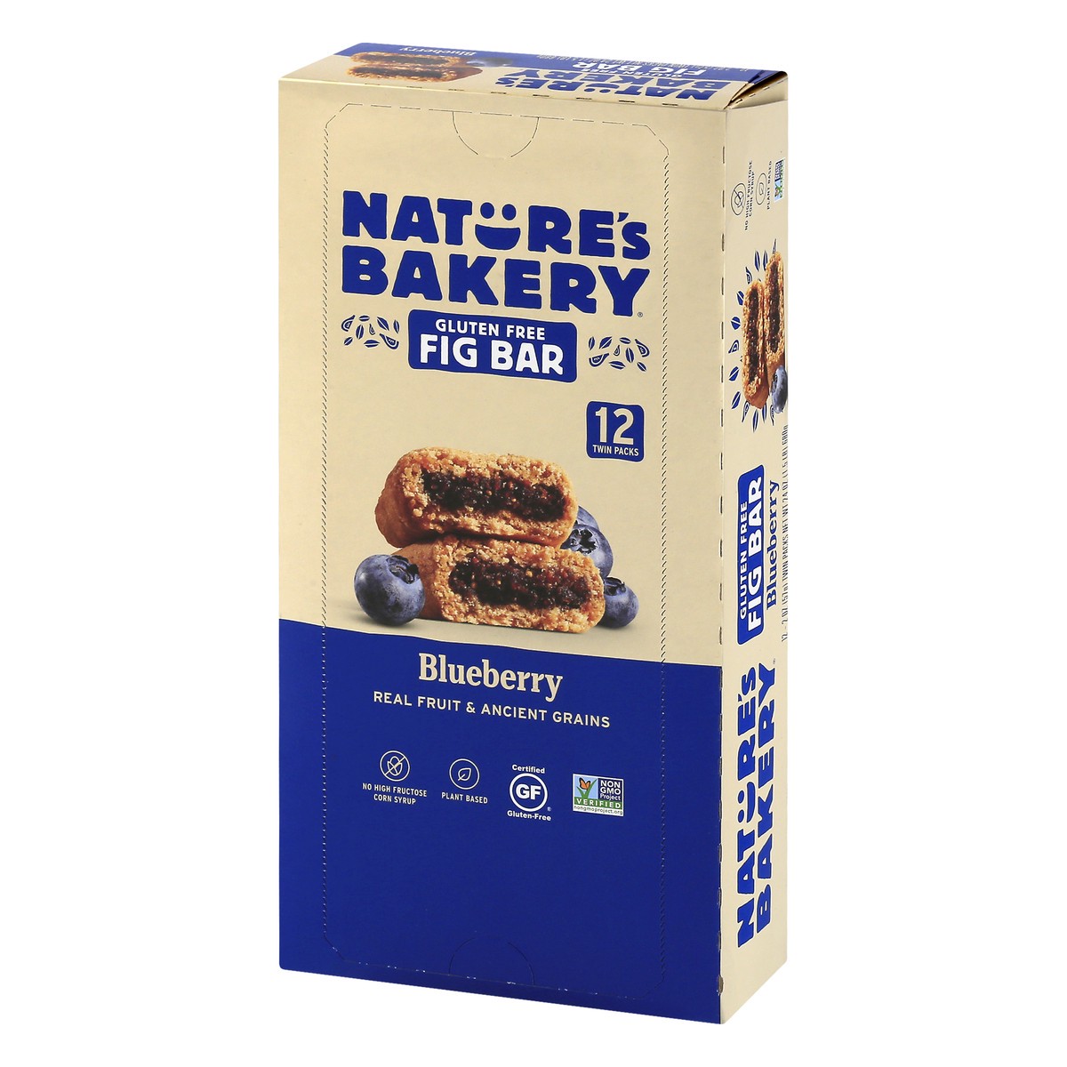 slide 6 of 13, Nature's Bakery Gluten Free Twin Packs Blueberry Fig Bar 12 ea, 12 ct