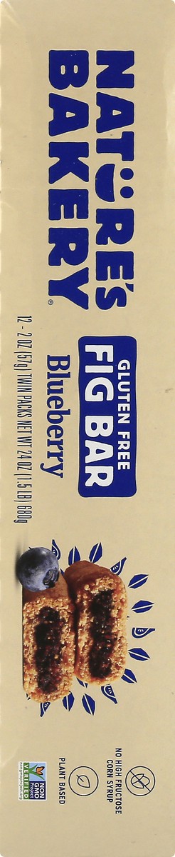 slide 9 of 13, Nature's Bakery Gluten Free Twin Packs Blueberry Fig Bar 12 ea, 12 ct