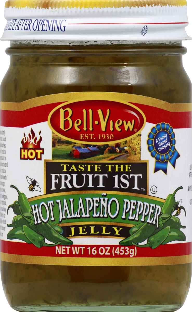 slide 2 of 2, Bell-View Taste The Fruit 1st Hot Jalapeno Pepper Jelly 16 oz, 16 oz