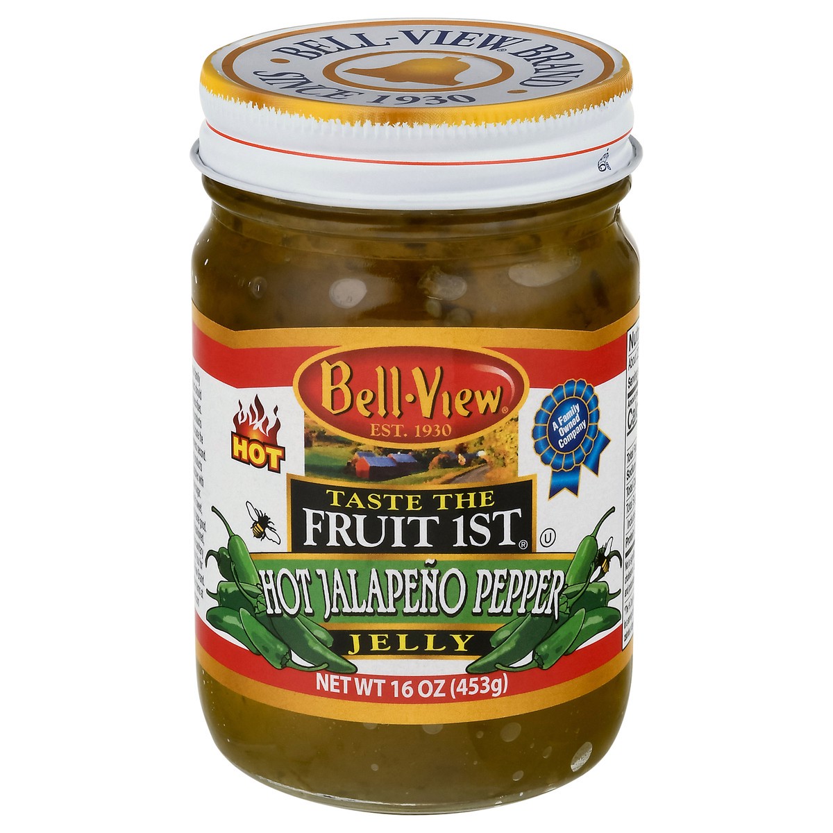 slide 1 of 2, Bell-View Taste The Fruit 1st Hot Jalapeno Pepper Jelly 16 oz, 16 oz