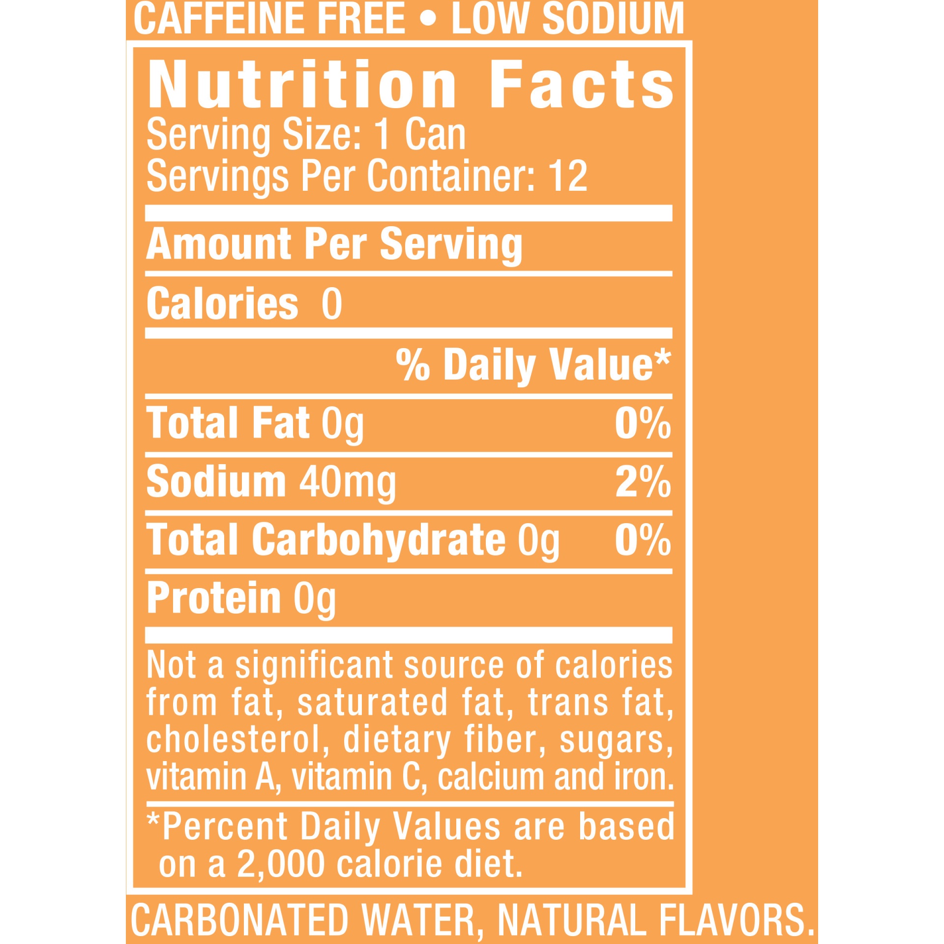 slide 3 of 3, Canada Dry Mandarin Orange Sparkling Seltzer Water, 12 ct; 12 fl oz