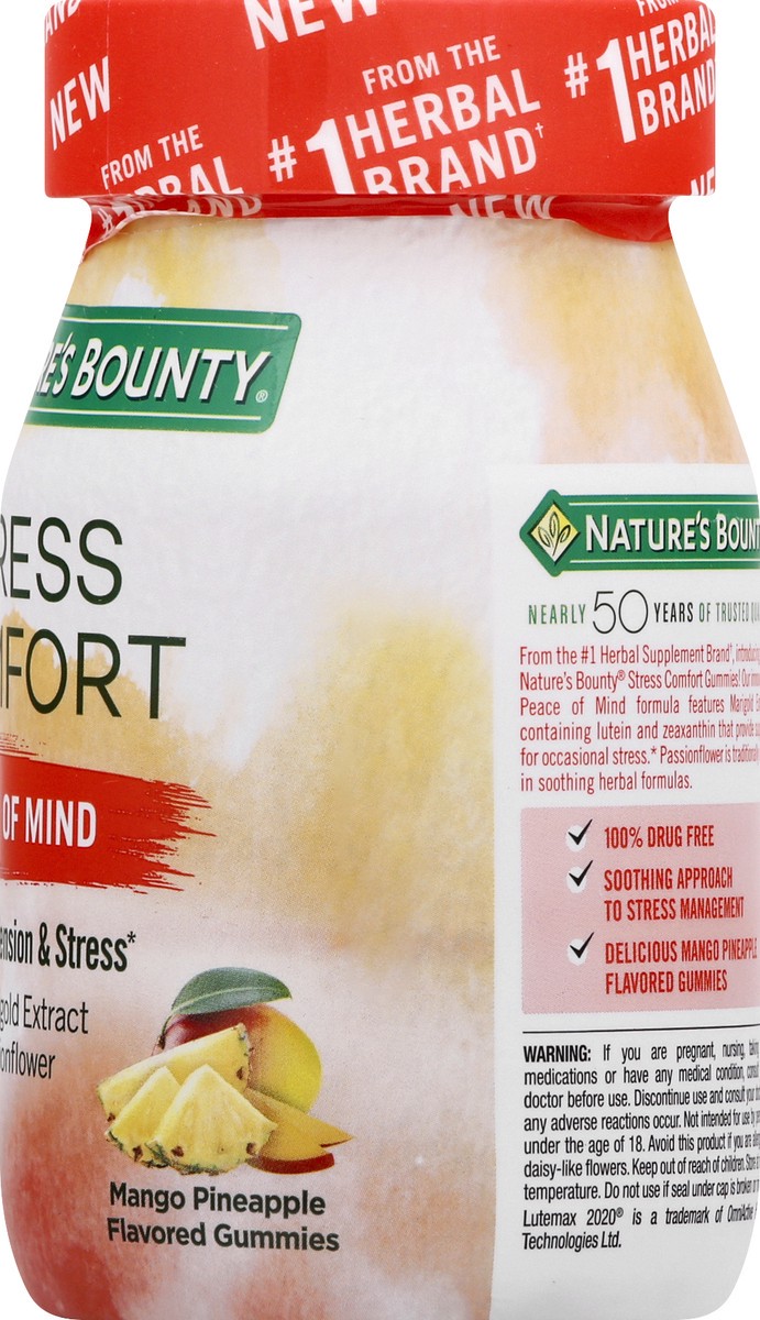 slide 9 of 9, Nature's Bounty Comfort Stress Peace Of Mind, 42 ct