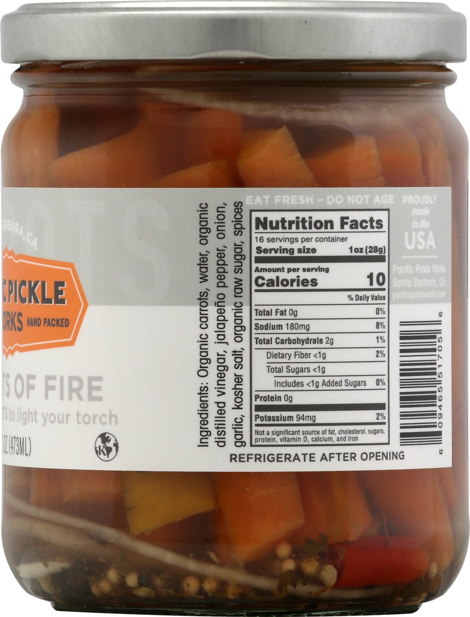 slide 4 of 7, Pacific Pickle Works Pickled Carrot Carriots Of Fire - 16 fl oz, 16 fl oz