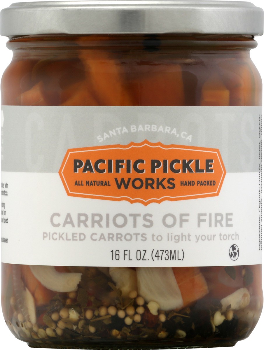 slide 1 of 7, Pacific Pickle Works Pickled Carrot Carriots Of Fire - 16 fl oz, 16 fl oz