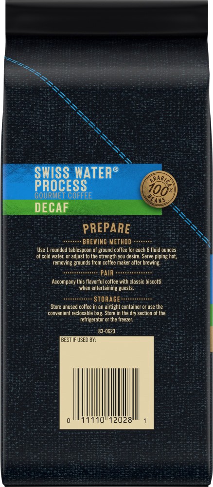 slide 4 of 4, Private Selction Swiss Water Decaf Medium Roast Ground Coffee - 12 oz, 12 oz