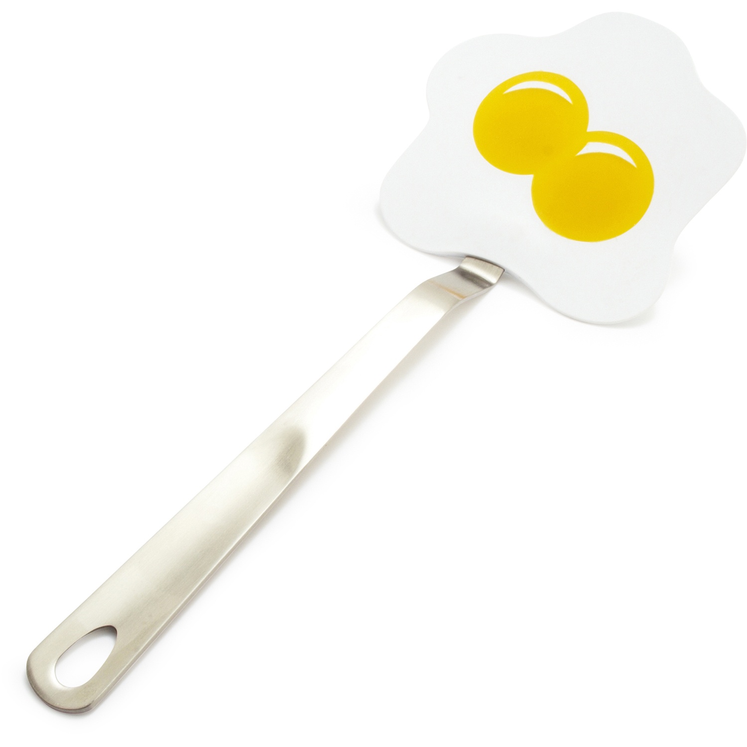 slide 1 of 1, Tovolo Spatulart Fried Egg Nylon Flex Turner - White/Yellow, 1 ct