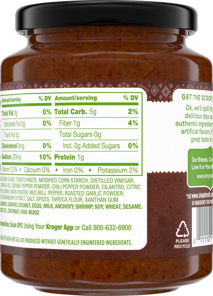 slide 2 of 4, Simple Truth Black Bean Dip, 15.7 oz