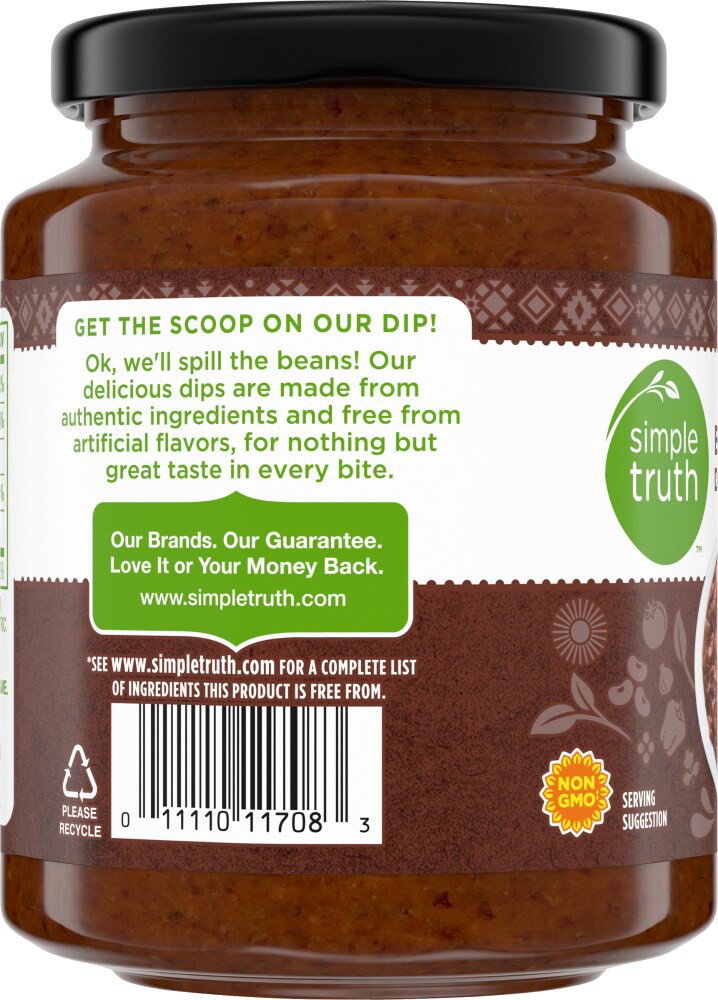 slide 3 of 4, Simple Truth Black Bean Dip, 15.7 oz
