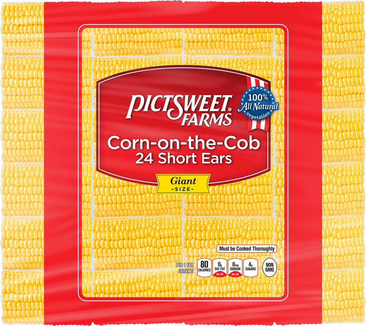 slide 2 of 3, PictSweet Corn-on-the-Cob, 24 ct