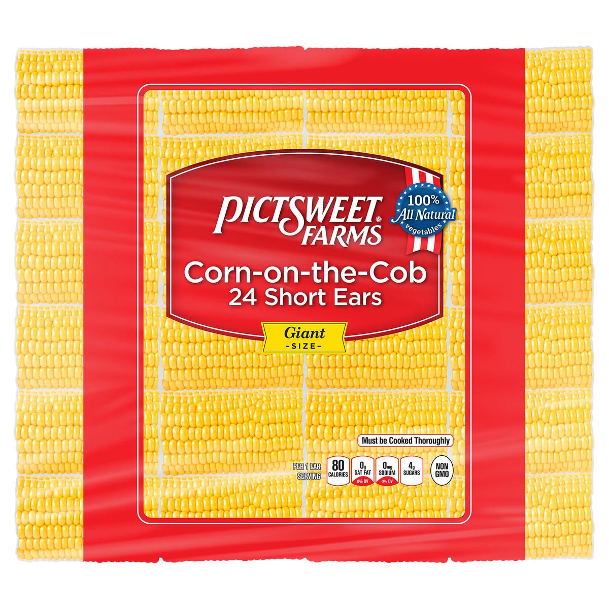 slide 1 of 3, PictSweet Corn-on-the-Cob, 24 ct