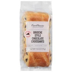 Euro Classic Brioche Style Chocolate Croissants 9.52 oz