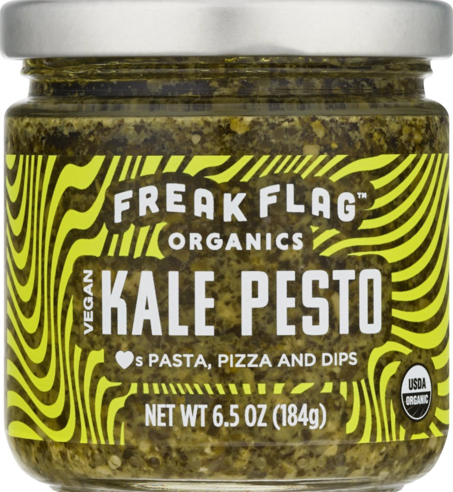 slide 1 of 7, Freak Flag Organics Organic Vegan Super Kale Pesto Sauce, 1 ct