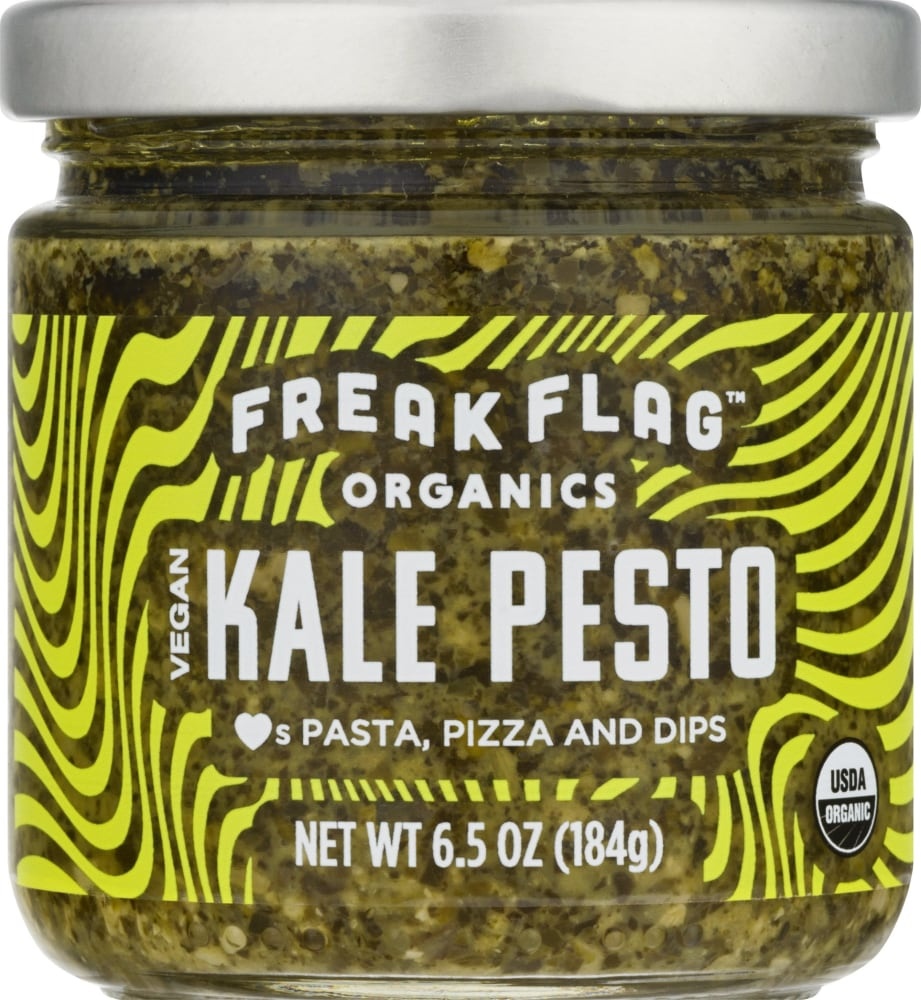 slide 1 of 1, Freak Flag Organics Organic Vegan Super Kale Pesto Sauce, 1 ct