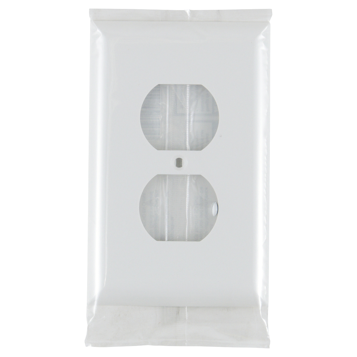 slide 1 of 2, GE 2-Outlet Oversized Wallplate - White, 1 ct