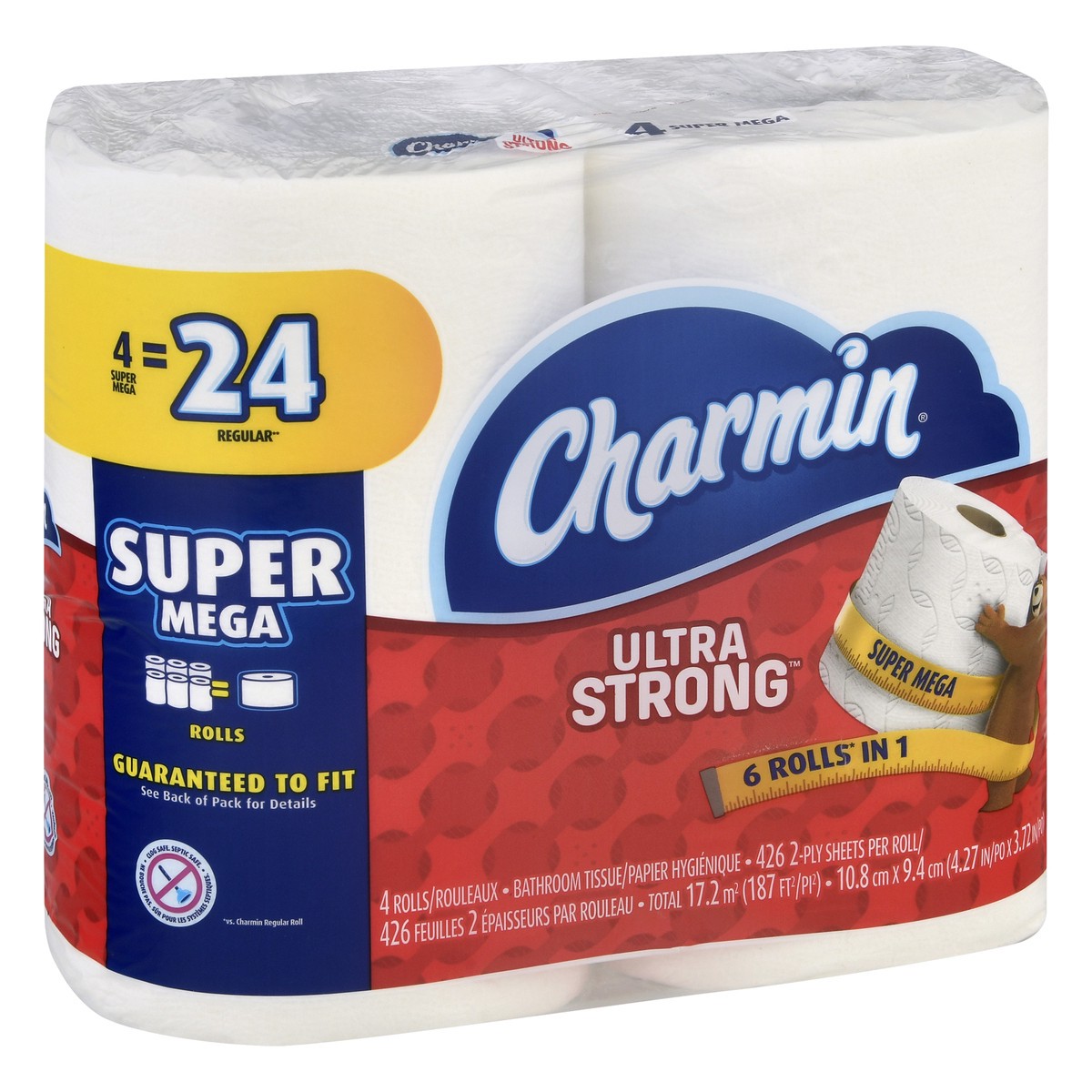 slide 4 of 4, Charmin Ultra Strong Toilet Paper, 4 ct