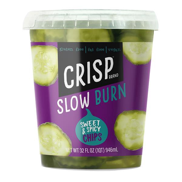 slide 1 of 1, CRISP™ pickle chips, sweet horseradish, 32 fl oz