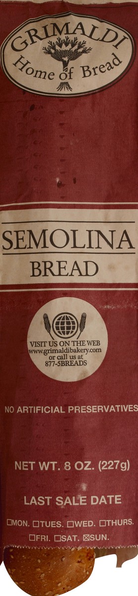 slide 5 of 5, Grimaldi Bread 8 oz, 8 oz
