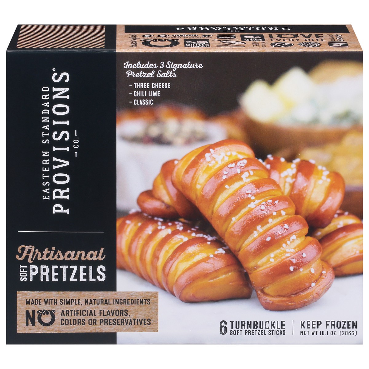 slide 9 of 13, Eastern Standard Provisions Soft Pretzel Sticks, 1 ct