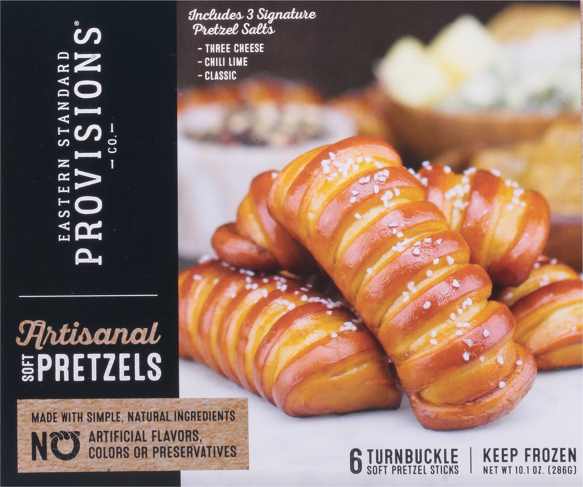 slide 4 of 13, Eastern Standard Provisions Soft Pretzel Sticks, 1 ct