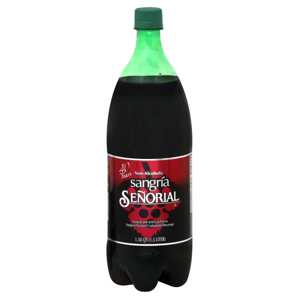 slide 1 of 1, Senñorial Carbonated Beverage Sangria Flavored - 1.5 liter, 1.5 liter